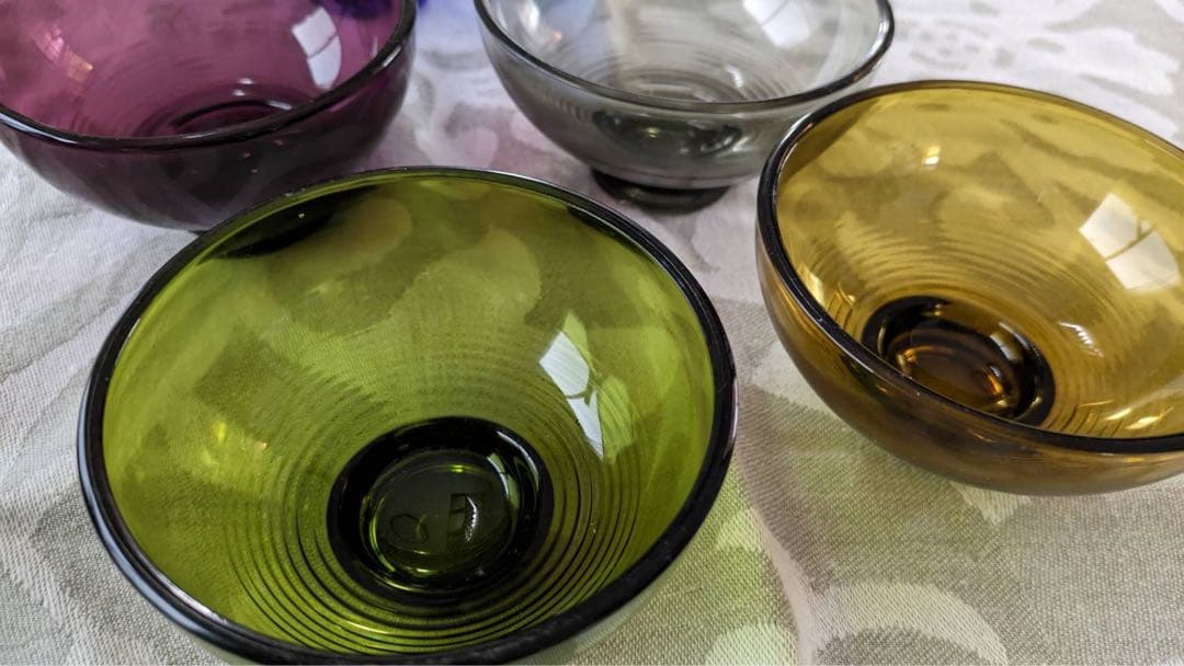 Karhula  カルフラ　イッタラ　ガラスボウル　5色セット