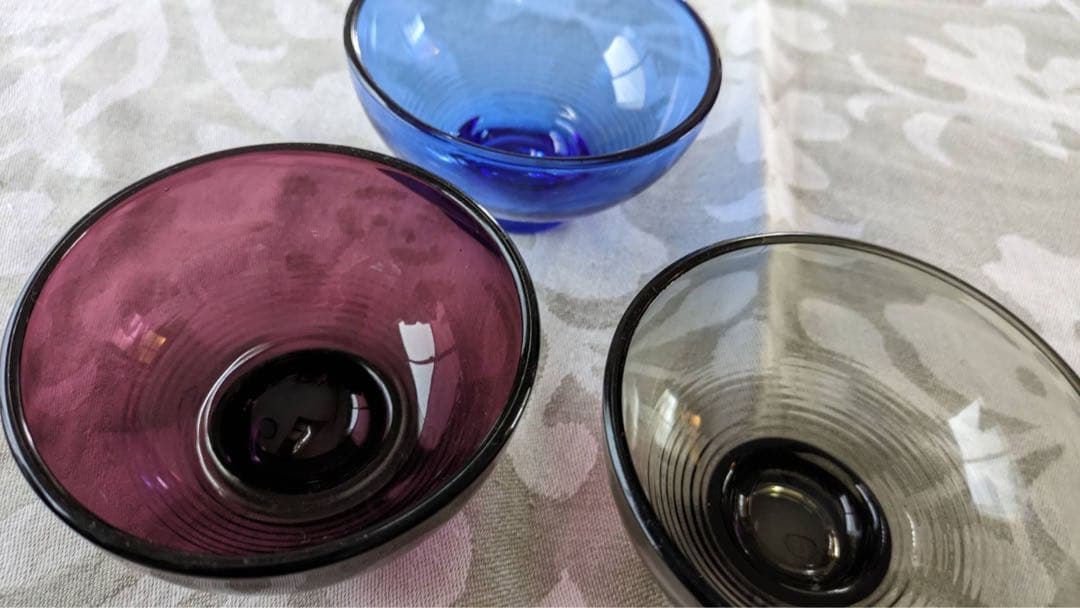 Karhula  カルフラ　イッタラ　ガラスボウル　5色セット