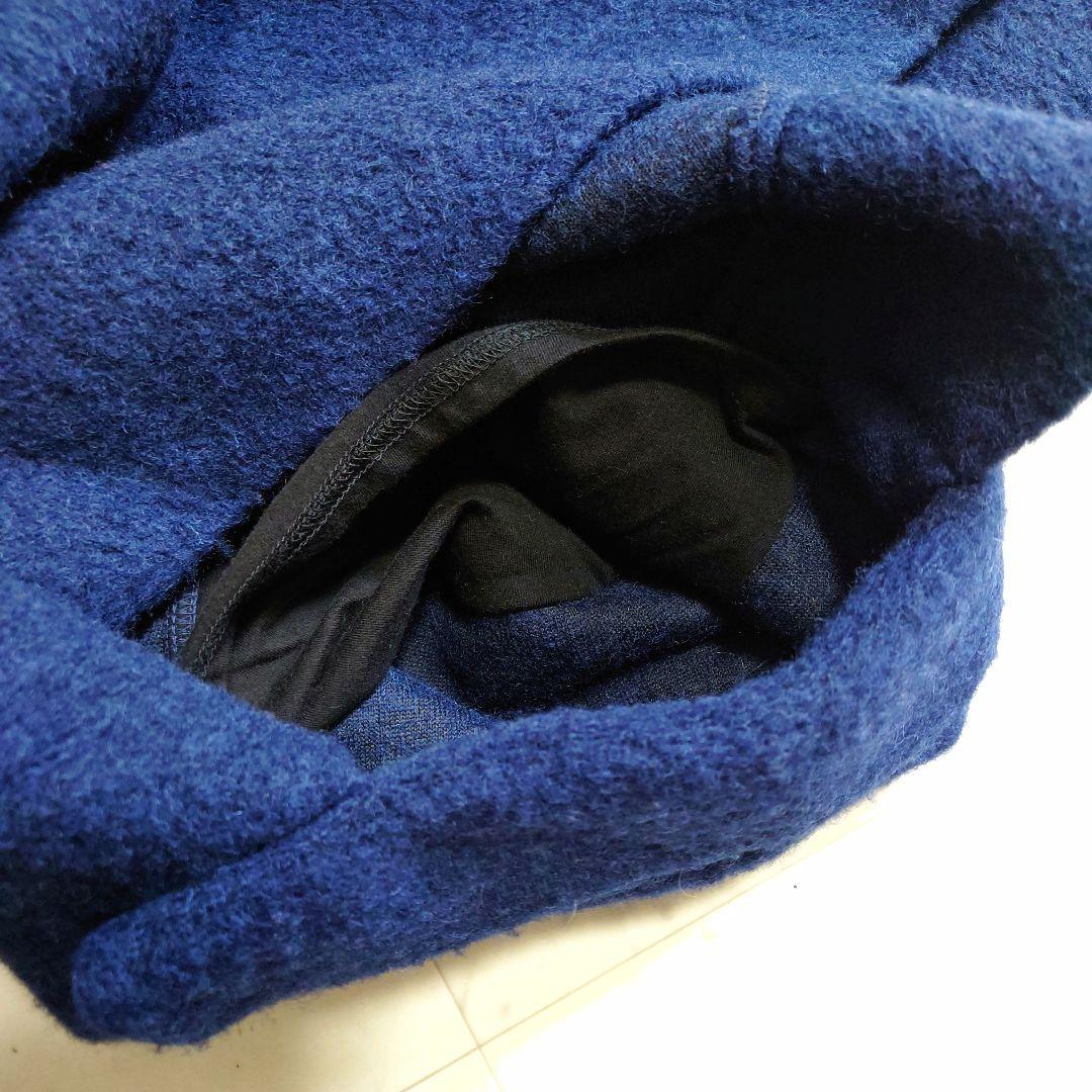 極美品♪サイズ3・L 22AW グラウンドワイ ウール ハイネックケープ