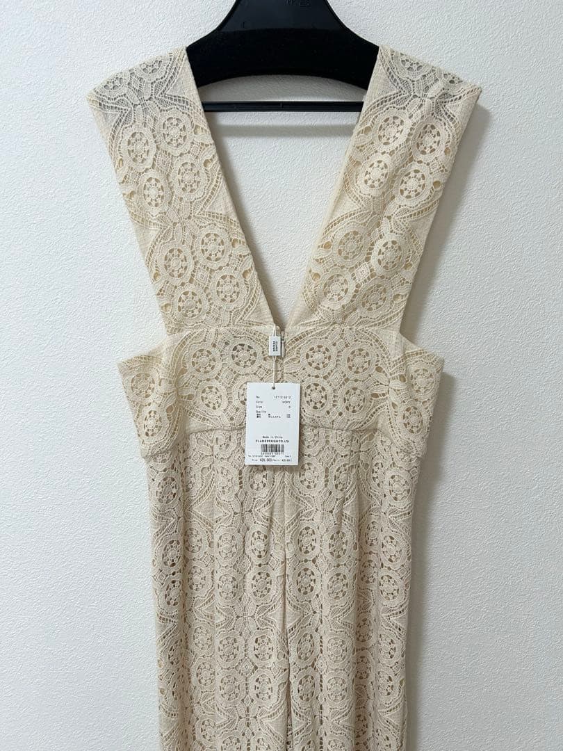 新品タグ付きクラネCHEMICAL LACE SALOPETTEE PANTS