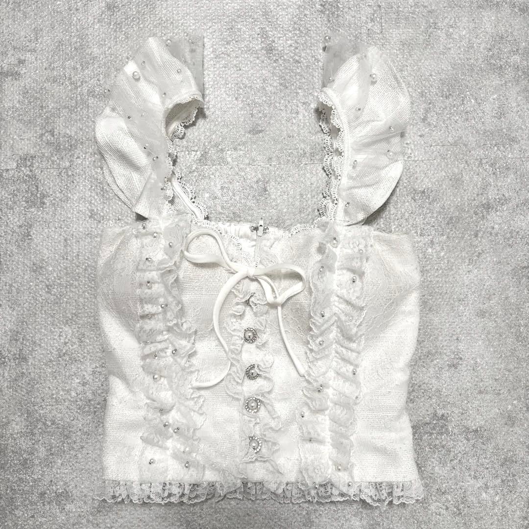 【ROBEdeFLEURS/ローブドフルール】セットアップ タイトミニドレス　S