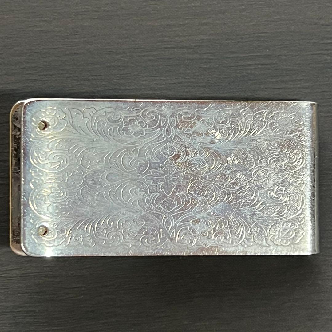 ビンテージ スカル 髑髏 ドクロ マネークリップ バイカー