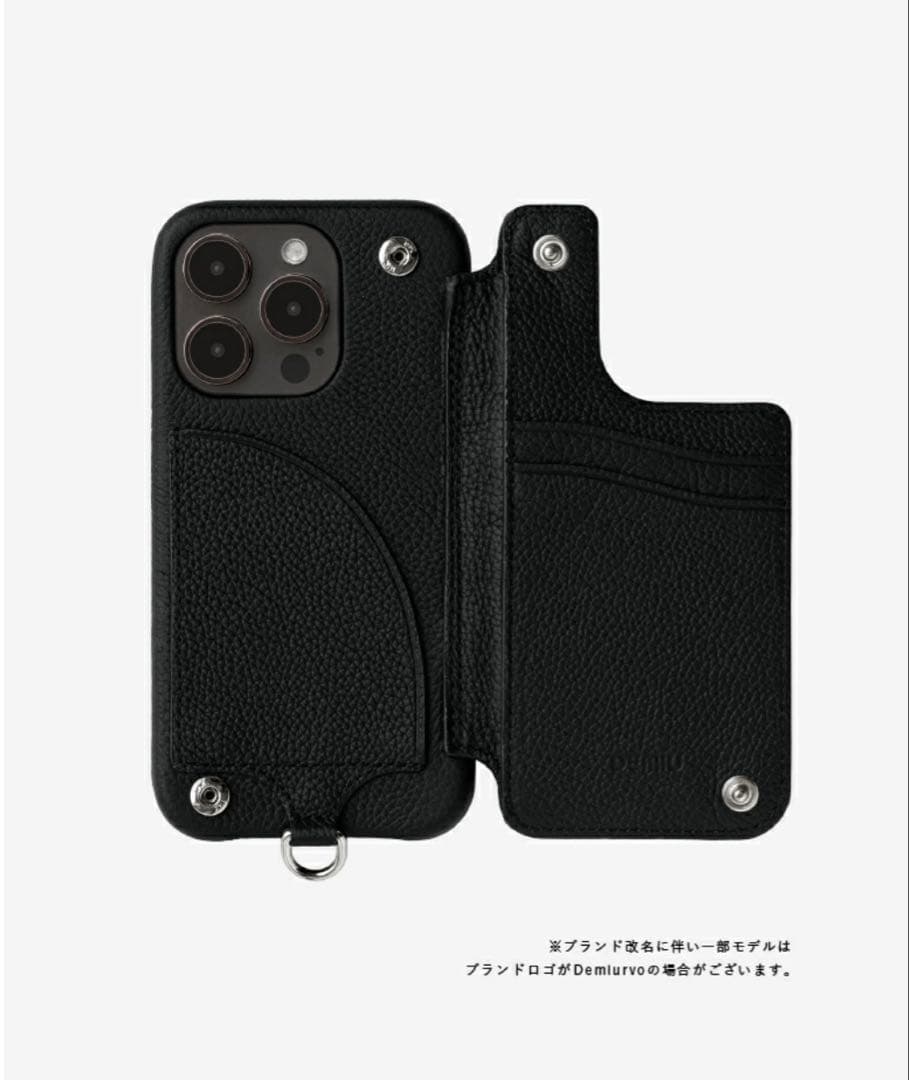 DEMIU パッド入り ブラックソフトケース　iPhone16 BALLON