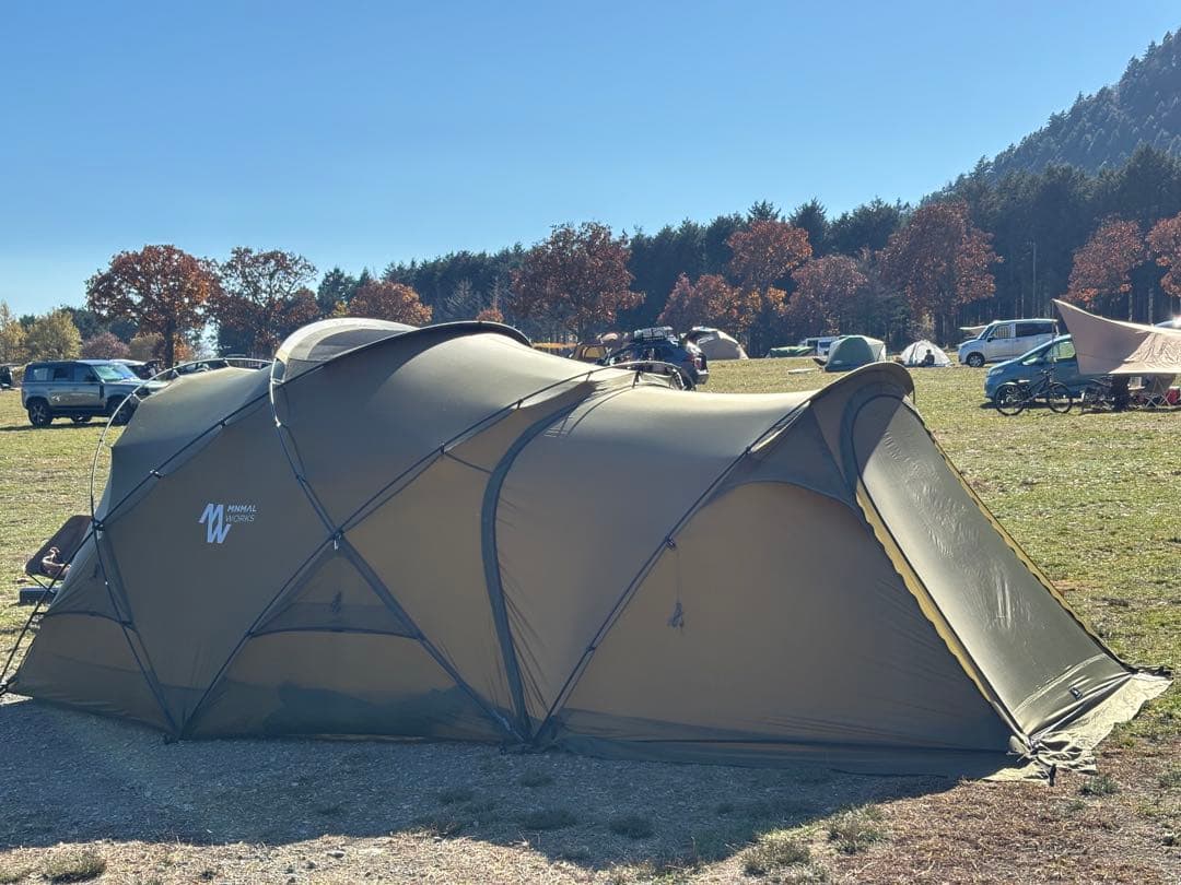 MINIMAL WORKS SHELTER G メッシュドア付き　ドームテント