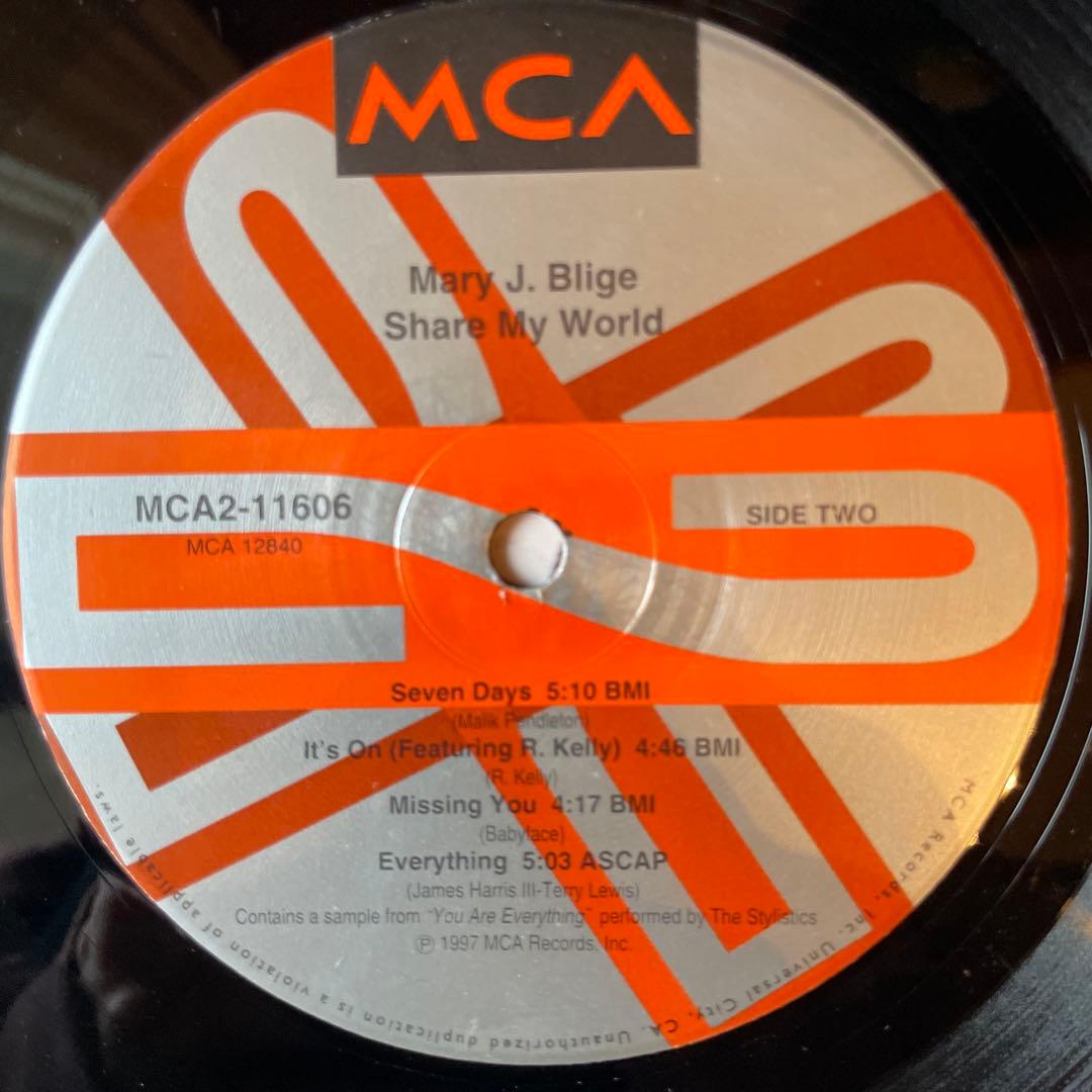 Mary J. Blige Share My World レコード