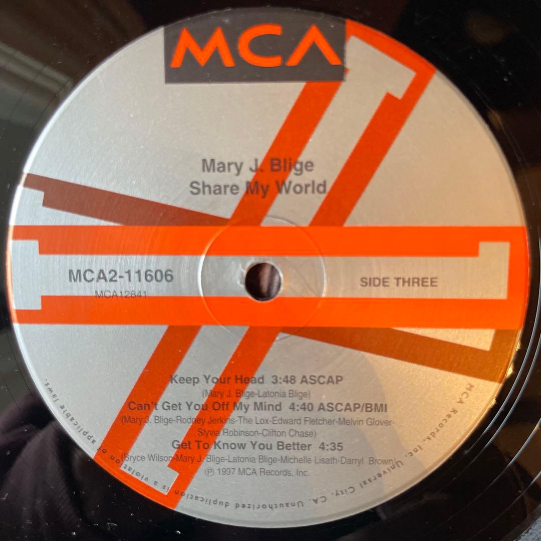 Mary J. Blige Share My World レコード