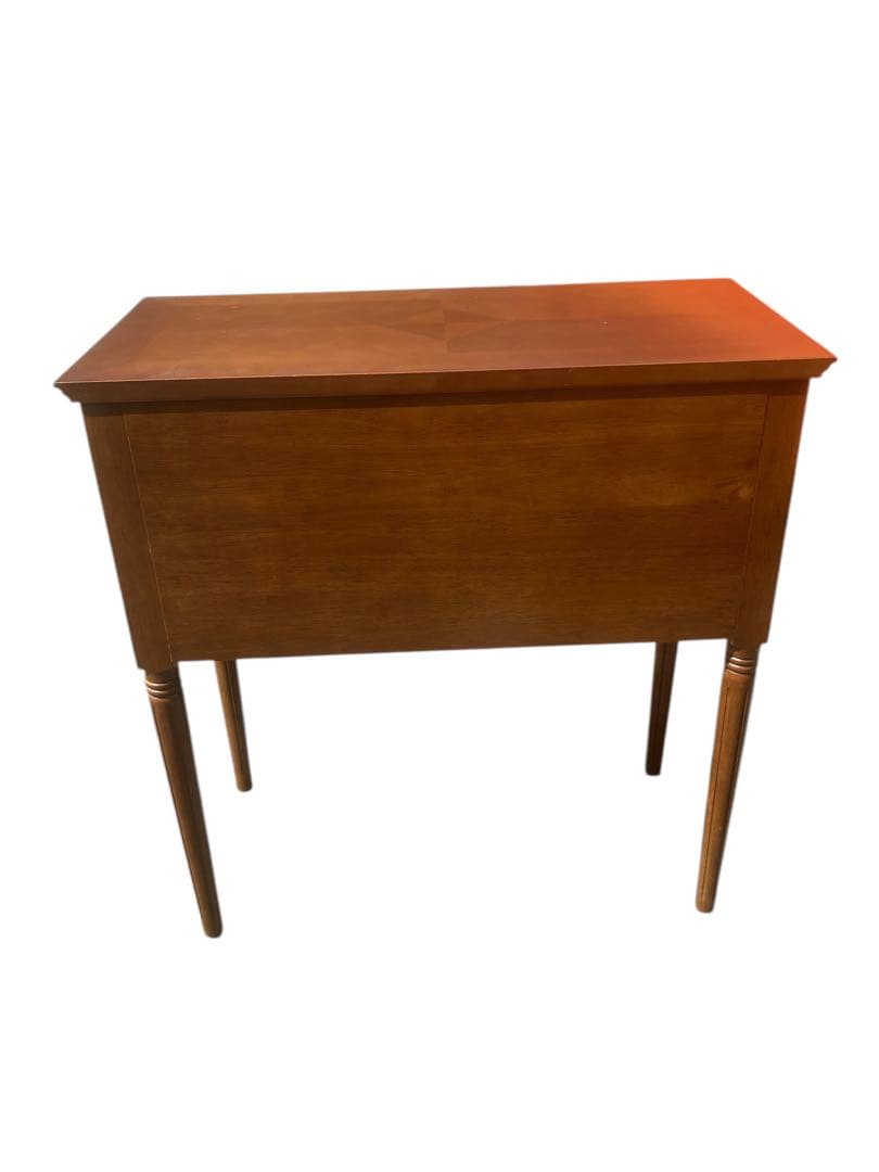 アンティーク風デスク 鍵付き 展示のみ未使用 天板キズあり