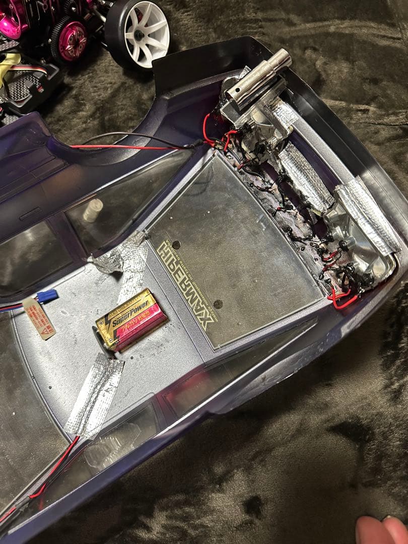 ヨコモ 86トレノ リトラ自動開閉仕様 リア電飾回復しました！3ドア後期仕様