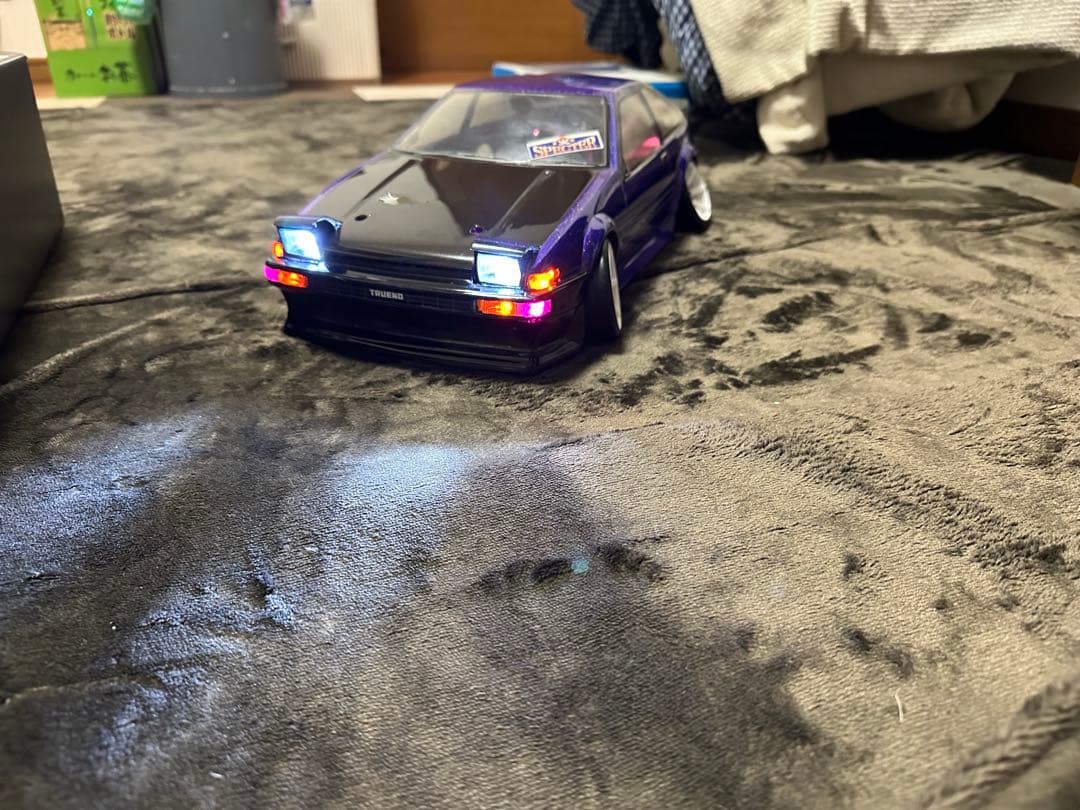 ヨコモ 86トレノ リトラ自動開閉仕様 リア電飾回復しました！3ドア後期仕様