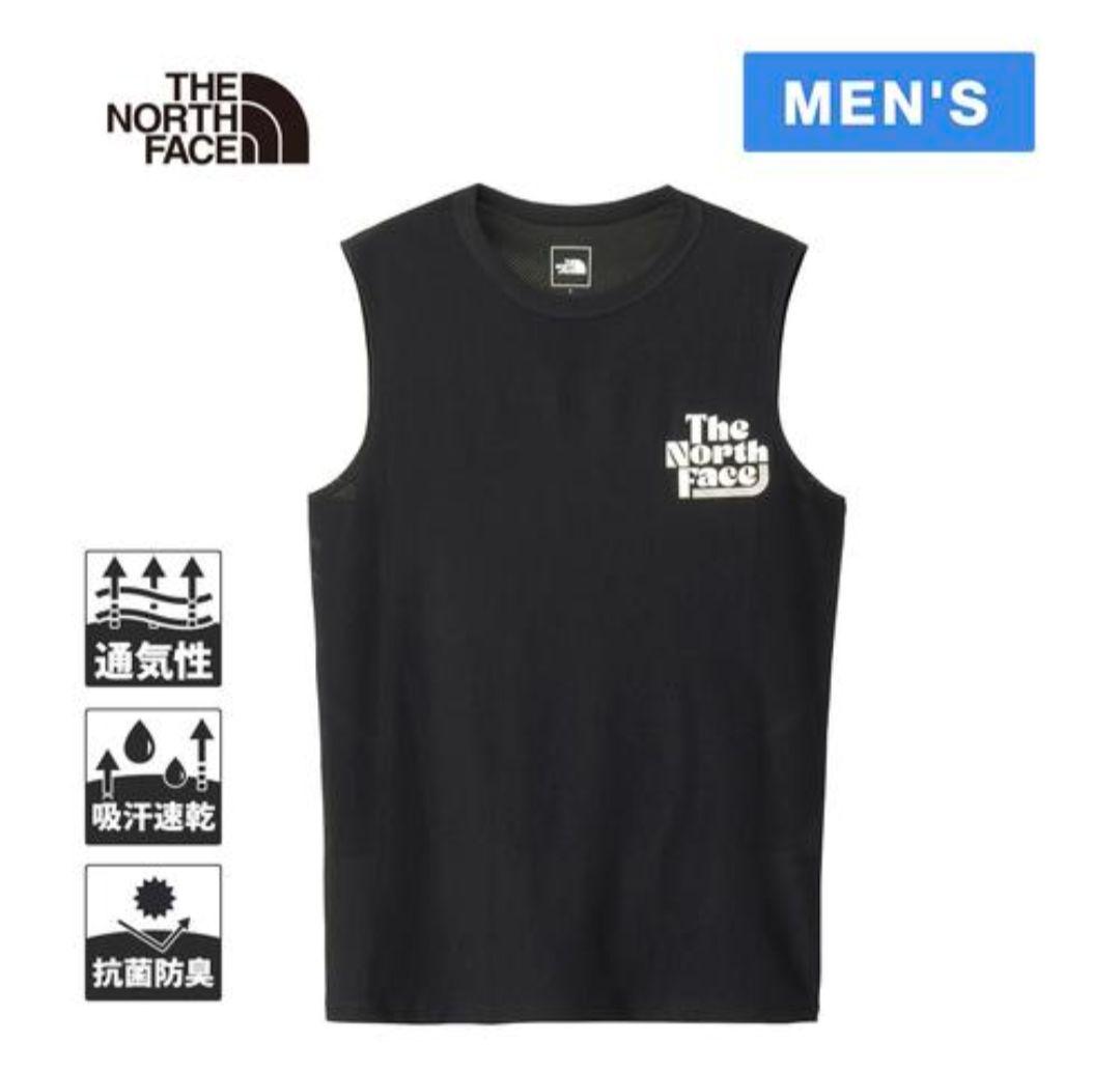 【新品】ノースフェイス スリーブレスフリーランスパイラルクルー ブラック　XL