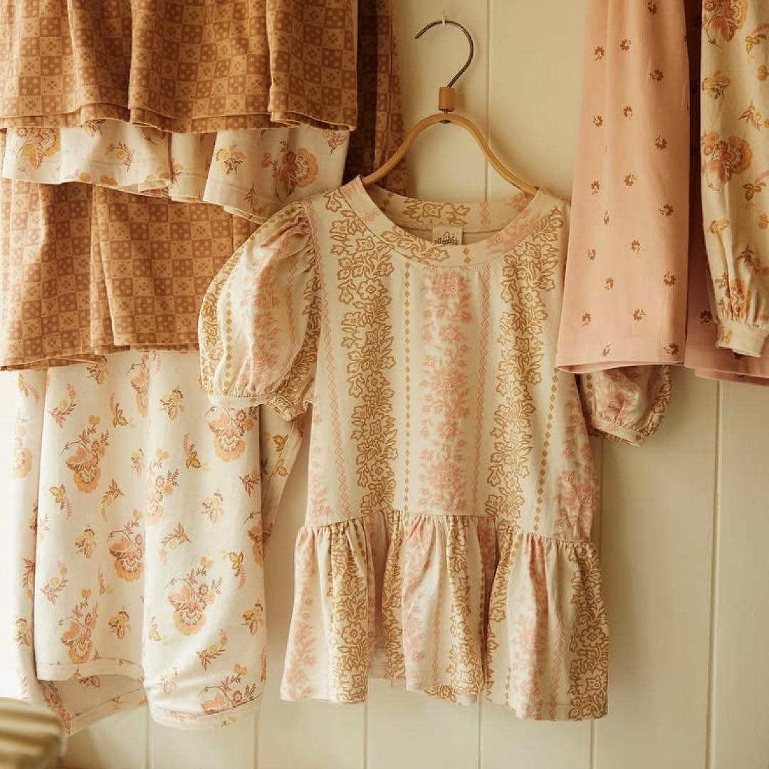 apolina ジャージーワンピース7-9y