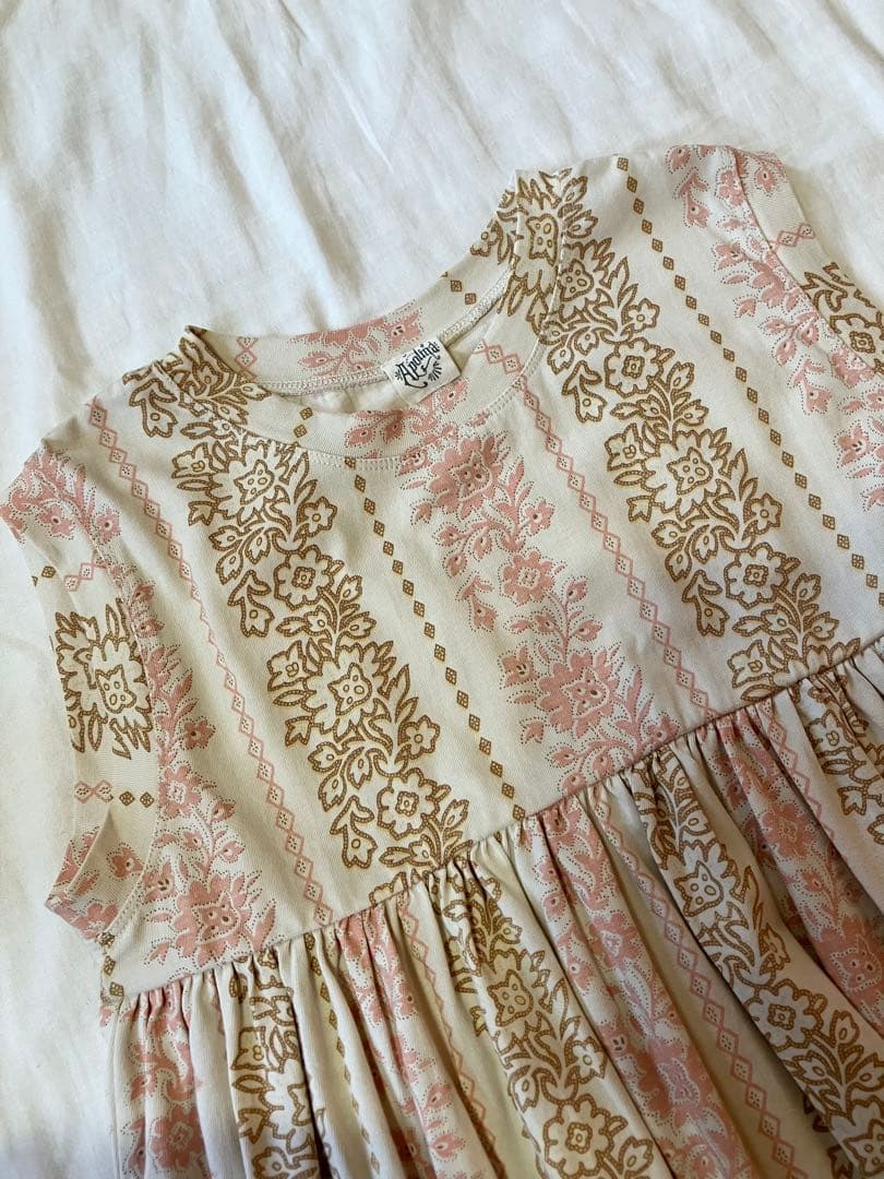 apolina ジャージーワンピース7-9y