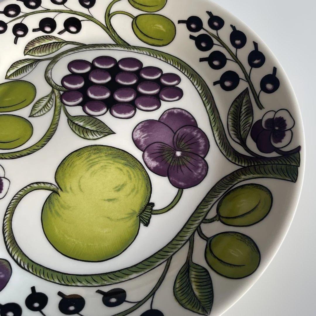 旧ロゴ アラビアARABIA パープル パラティッシ プレート 26cm 2枚