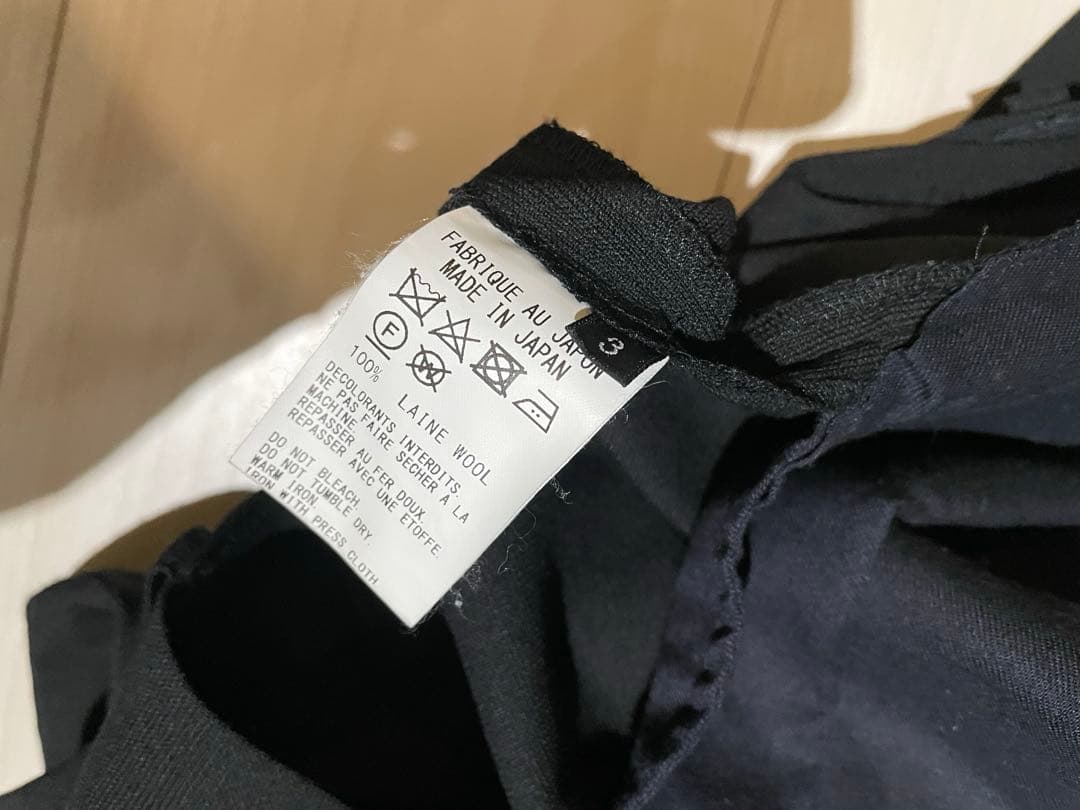 【セール】Ground Y 定番ワイドパンツ　ヨウジヤマモト