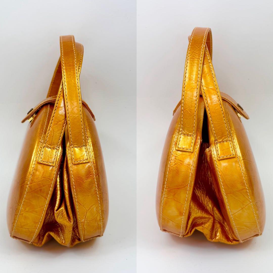 希少　オールド　ロエベ 2way ハンドバッグ　ショルダーバッグ　ラウンド