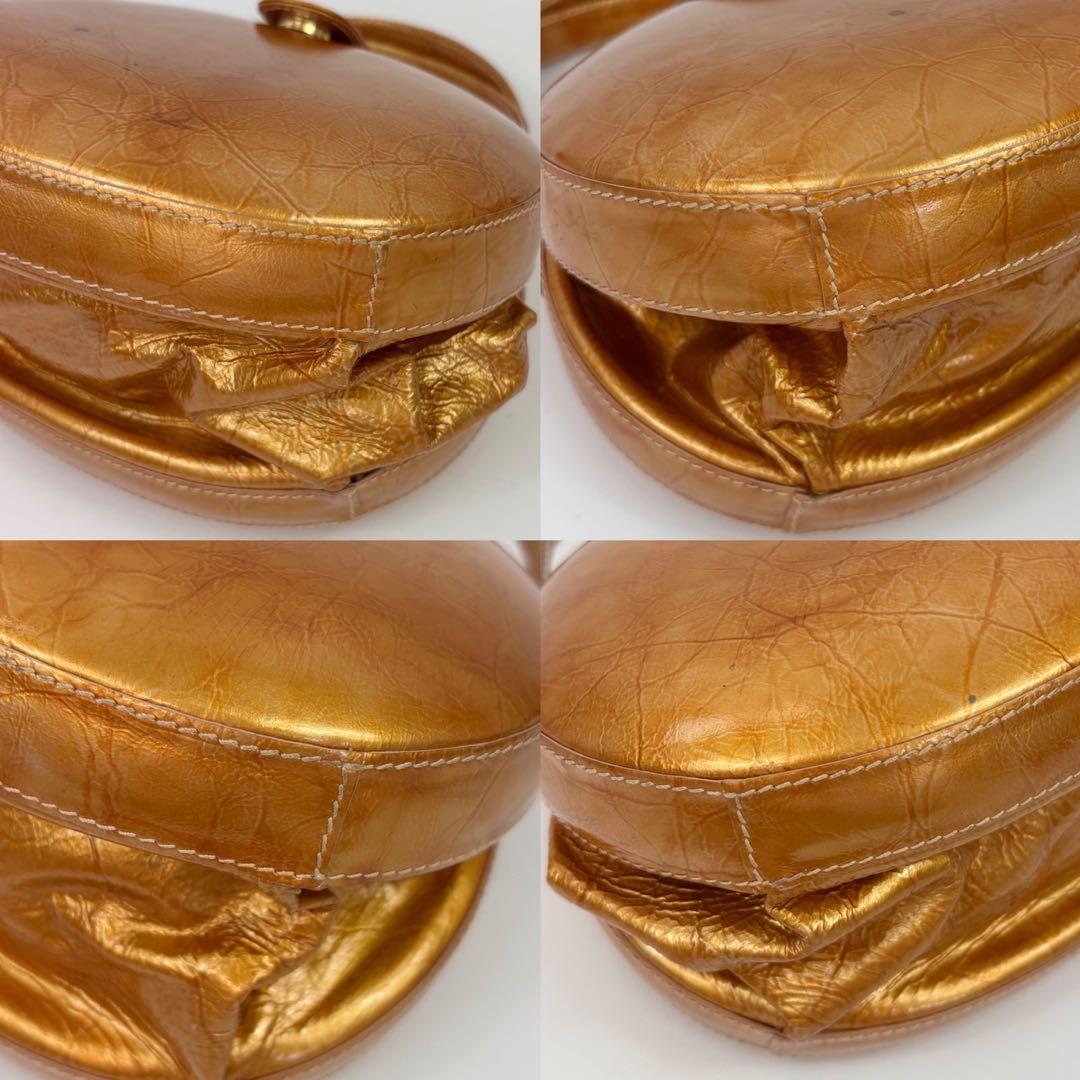 希少　オールド　ロエベ 2way ハンドバッグ　ショルダーバッグ　ラウンド