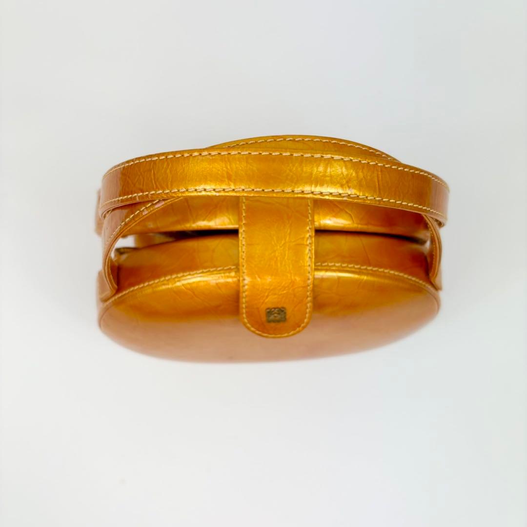 希少　オールド　ロエベ 2way ハンドバッグ　ショルダーバッグ　ラウンド