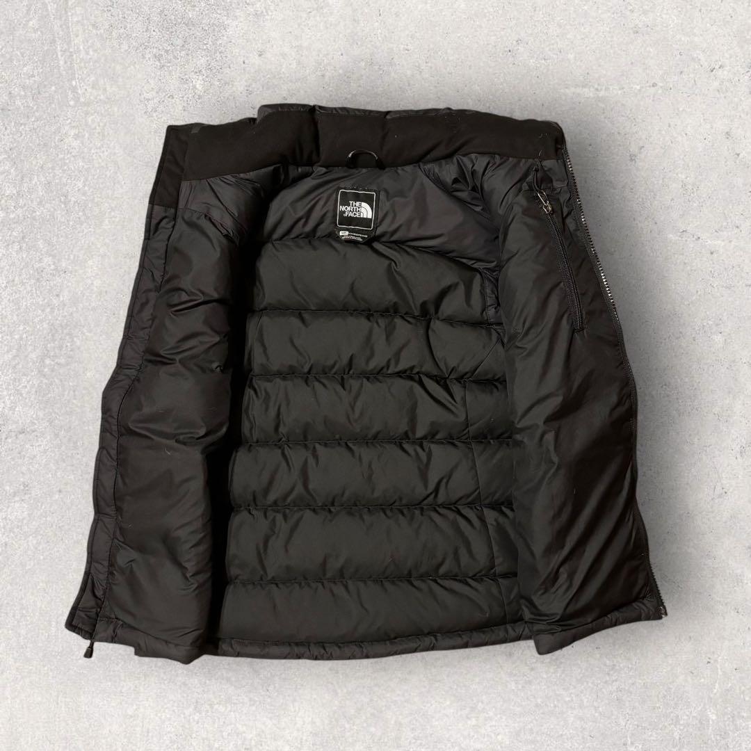 【ザ・ノースフェイス】ダウンベスト　ヌプシ　700 黒　S 刺繍ロゴ　g