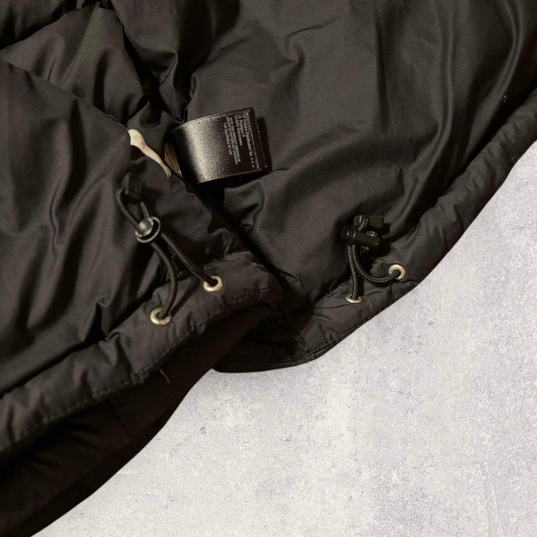 【ザ・ノースフェイス】ダウンベスト　ヌプシ　700 黒　S 刺繍ロゴ　g