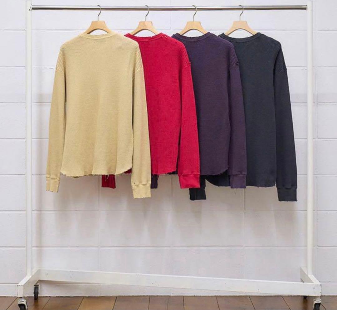 新品未使用　UNUSED アンユーズド ワッフルロングスリーブ