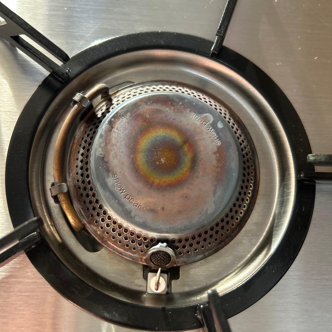 スノーピーク　ギガパワープレートバーナー　ガス缶セット