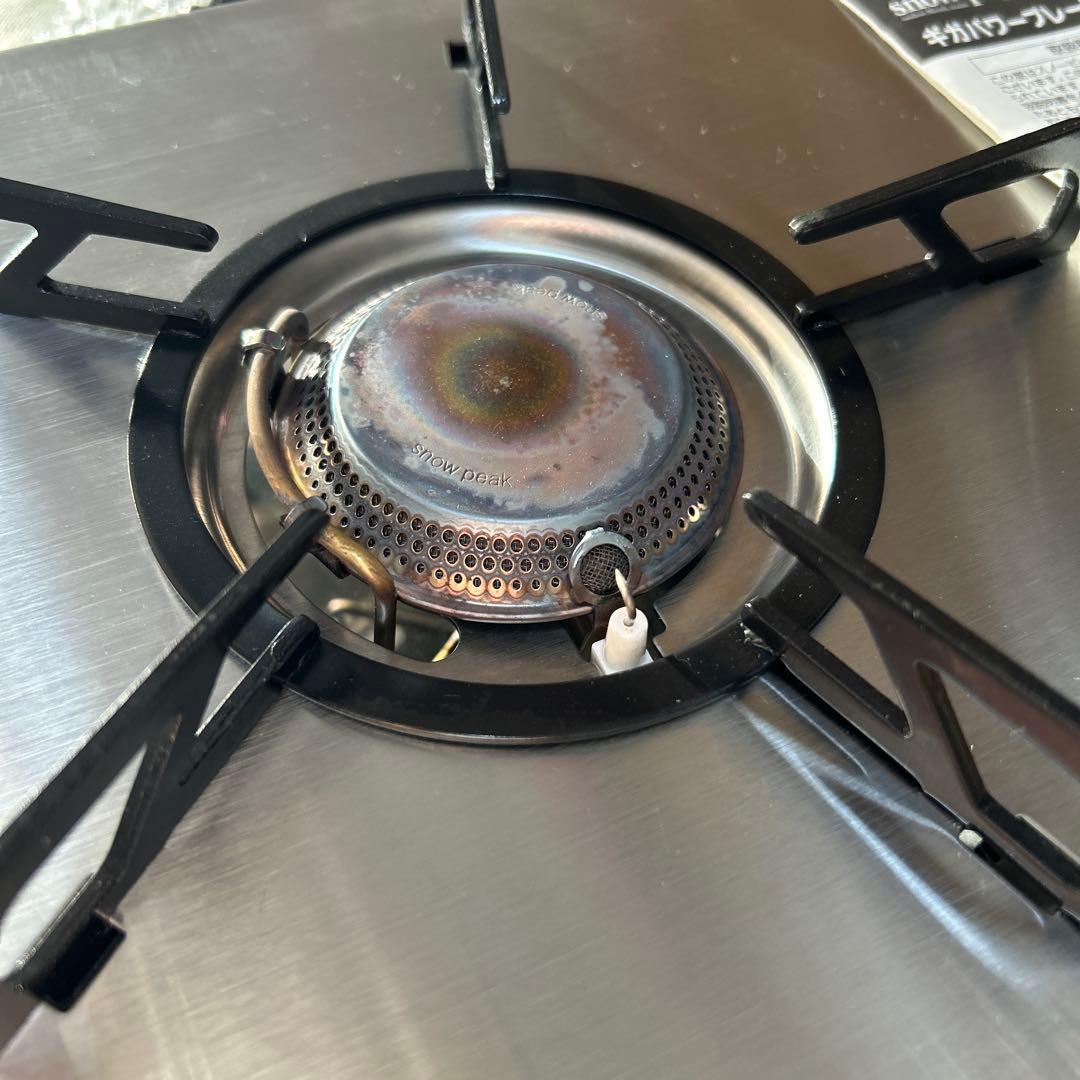 スノーピーク　ギガパワープレートバーナー　ガス缶セット