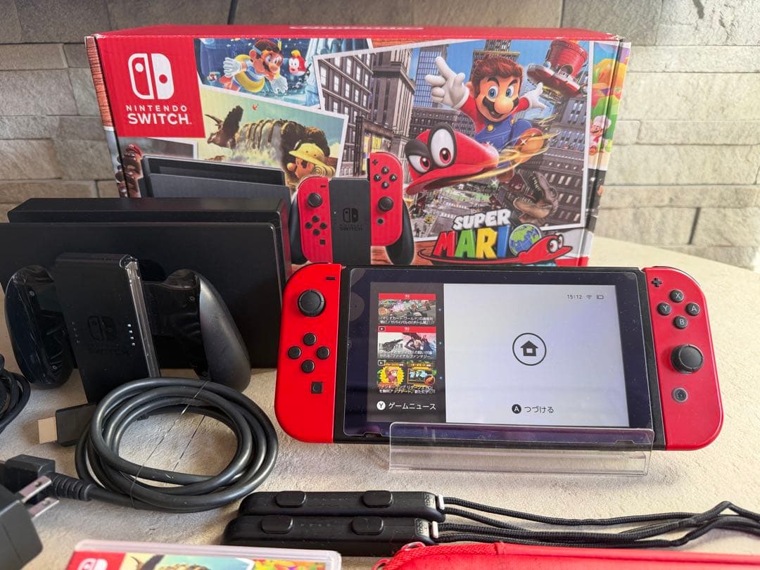 Nintendo Switch マリオオデッセイセット 本体一式＋新品ソフト