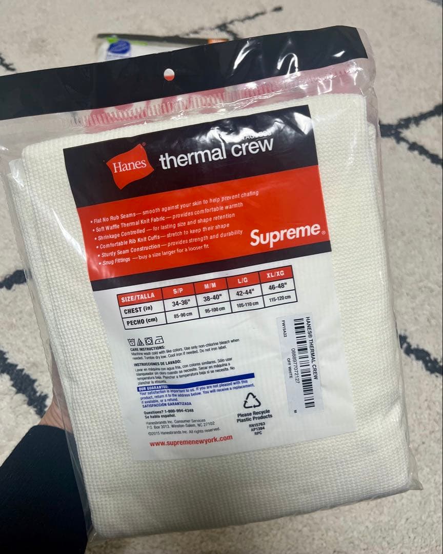 supreme ×Hanes コラボTシャツセット（白/ピンク）