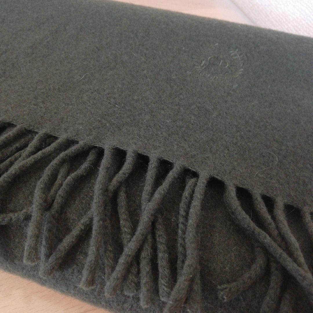 Christian Dior カシミヤマフラー ダークグリーン