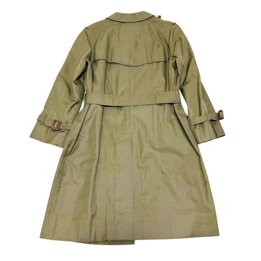 90's 美品✨バーバリーズ ステンカラーコート　ノバチェック　玉虫色　白タグ