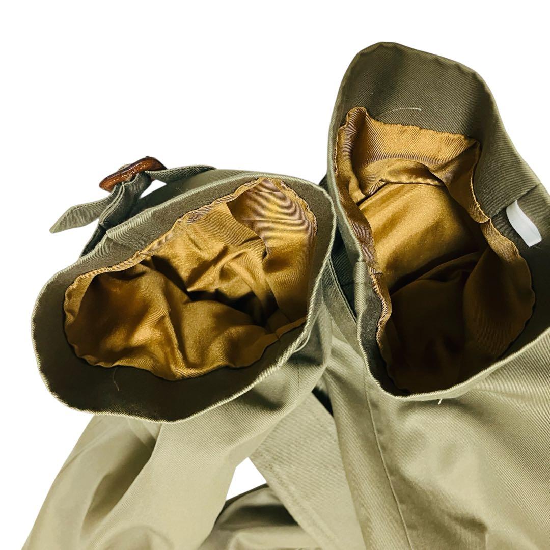 90's 美品✨バーバリーズ ステンカラーコート　ノバチェック　玉虫色　白タグ