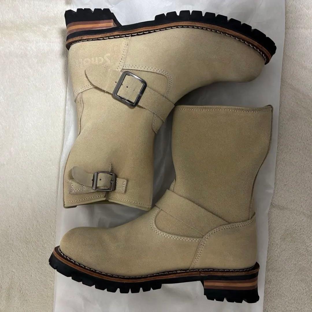 ショット SCHOTT S23001 エンジニアブーツ スエード　バイク　ブーツ