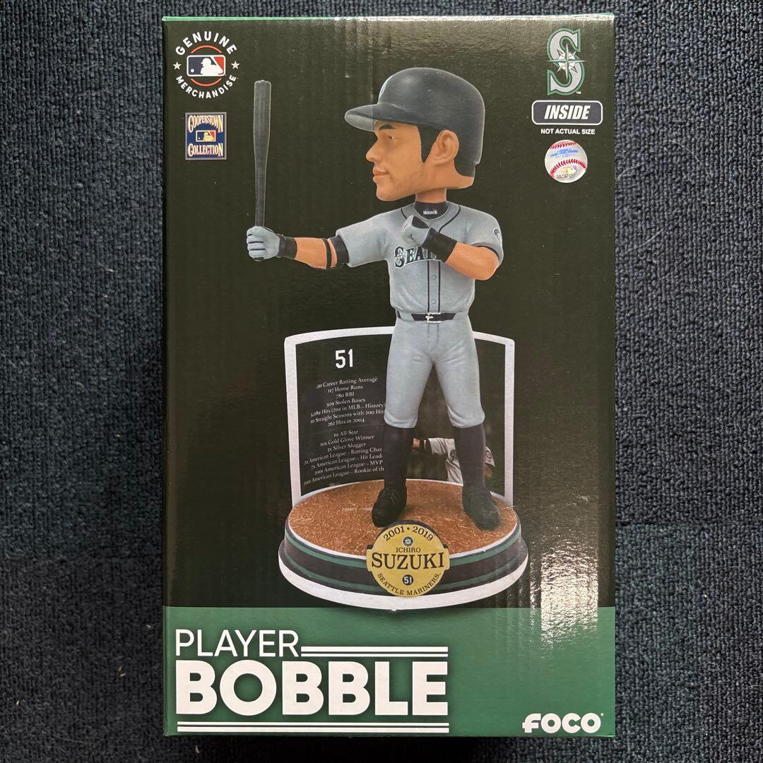 イチロー ボブルヘッド MLB公式 (記念台座付) 世界限定3000個