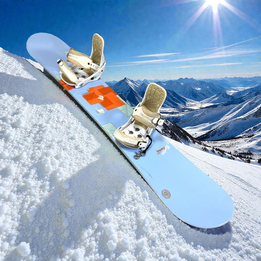 BURTON STERLING 144cm S/Mサイズ スノボセット