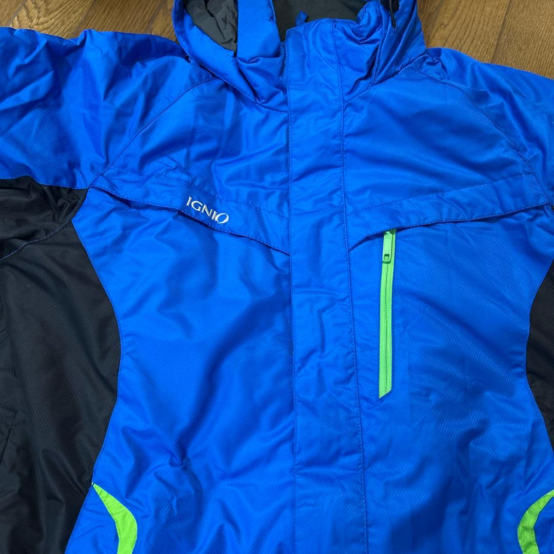 IGNIO スキーウェア上下　XOサイズ 青/黒　大きいサイズ