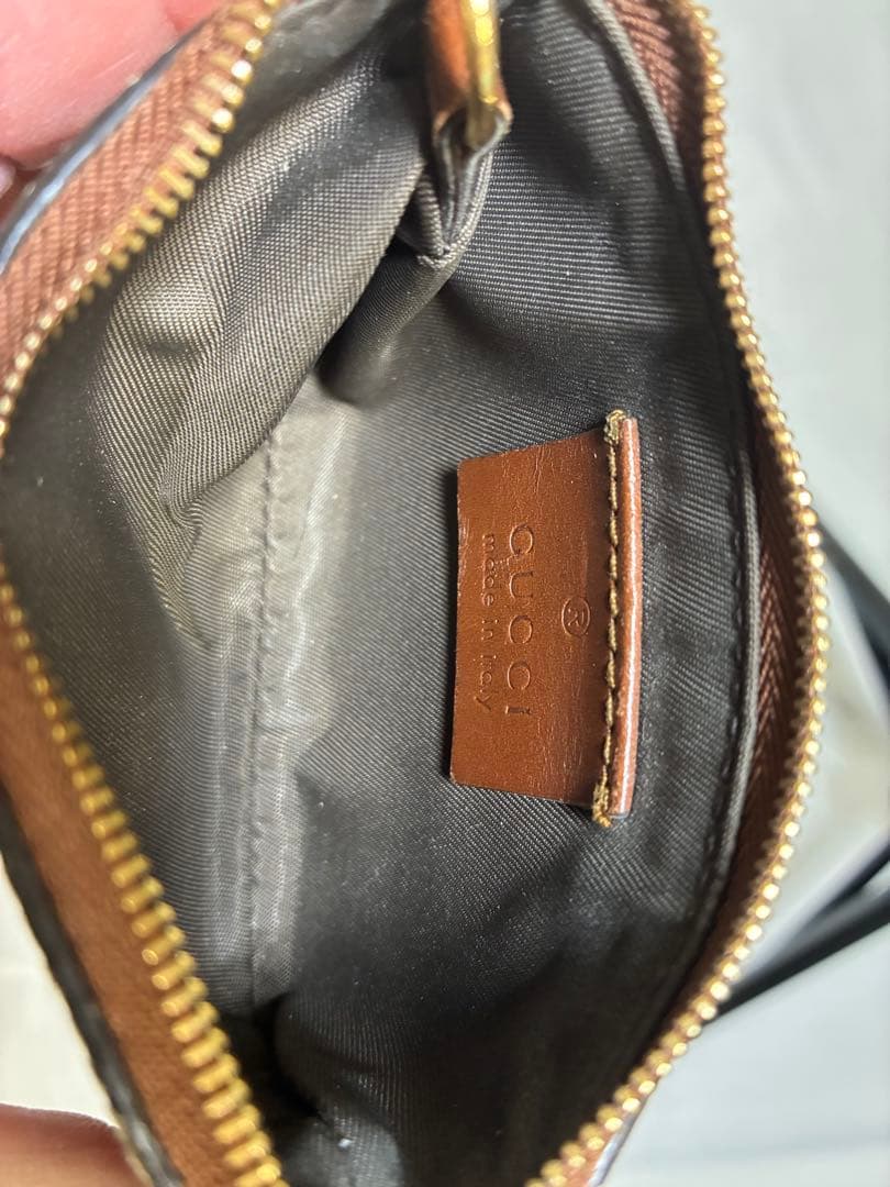 GUCCI GGキャンバス キーケース ベージュ/ブラウン