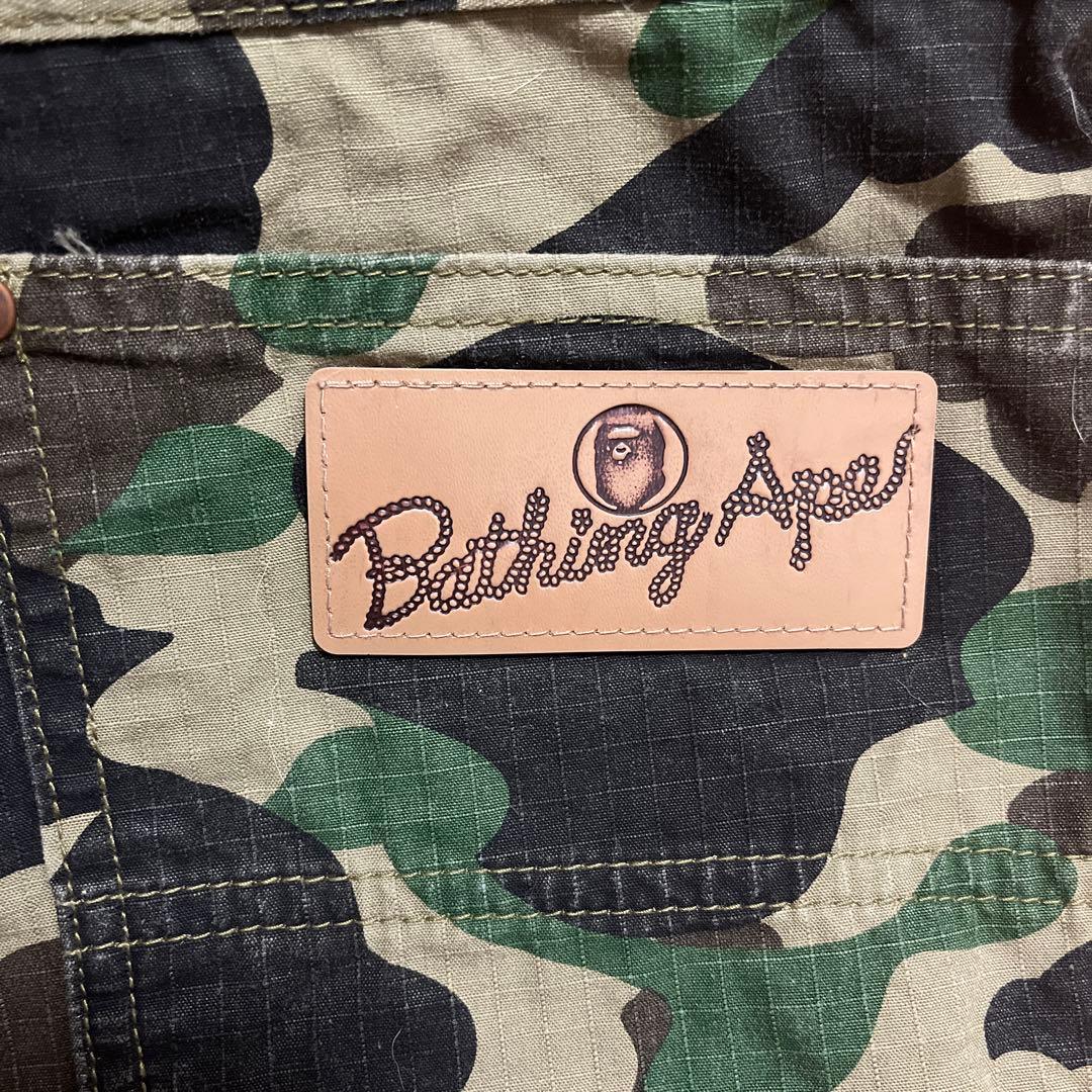 A BATHING APE カモフラージュ柄　メンズSサイズ