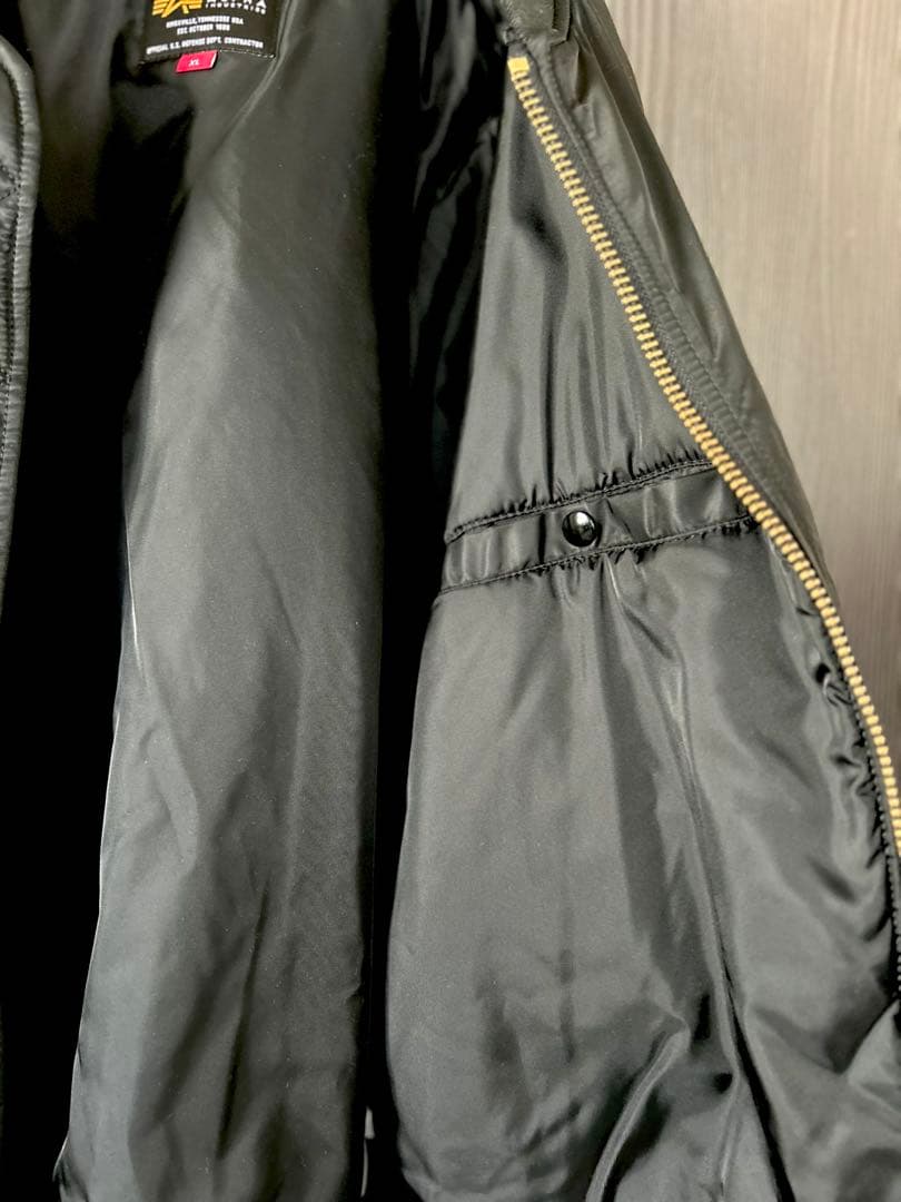 ALPHA INDUSTRIES MA-1ジャケット XLブラック