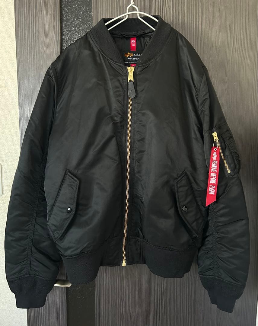 ALPHA INDUSTRIES MA-1ジャケット XLブラック