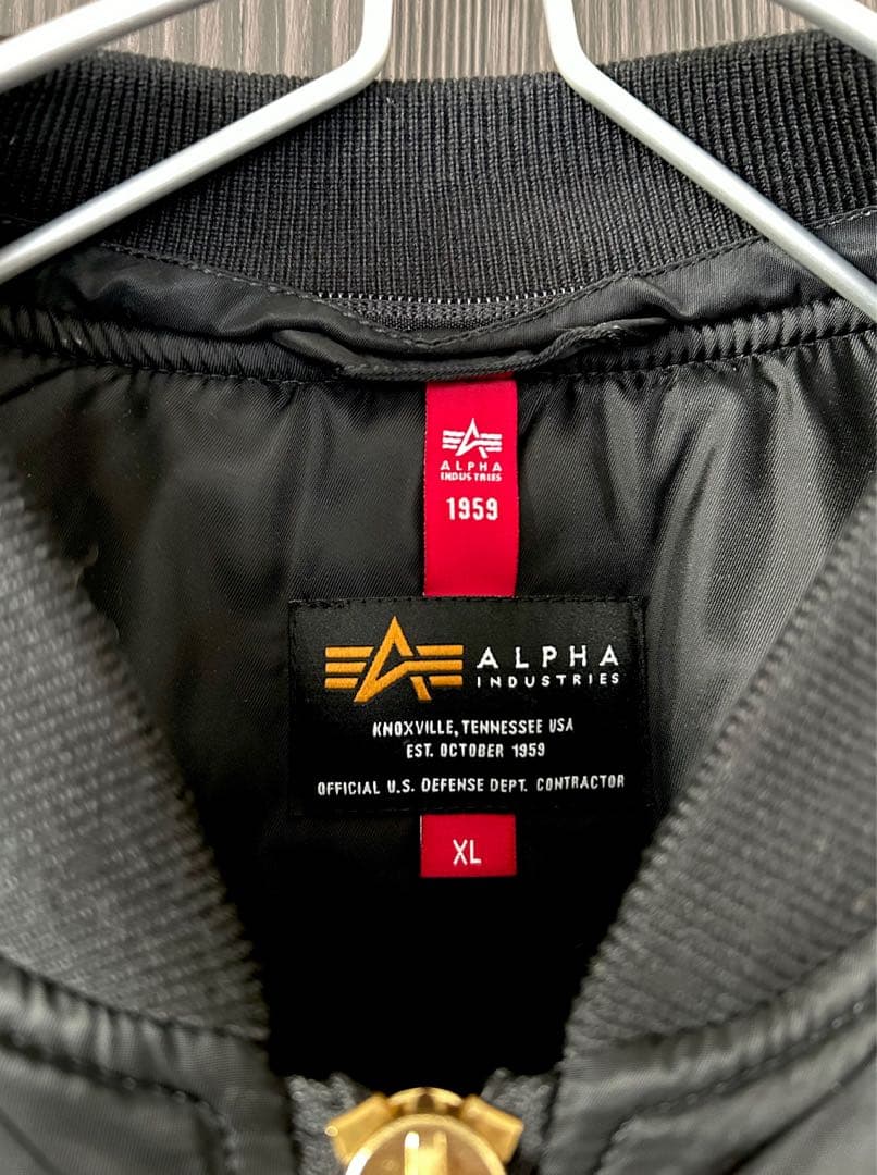ALPHA INDUSTRIES MA-1ジャケット XLブラック