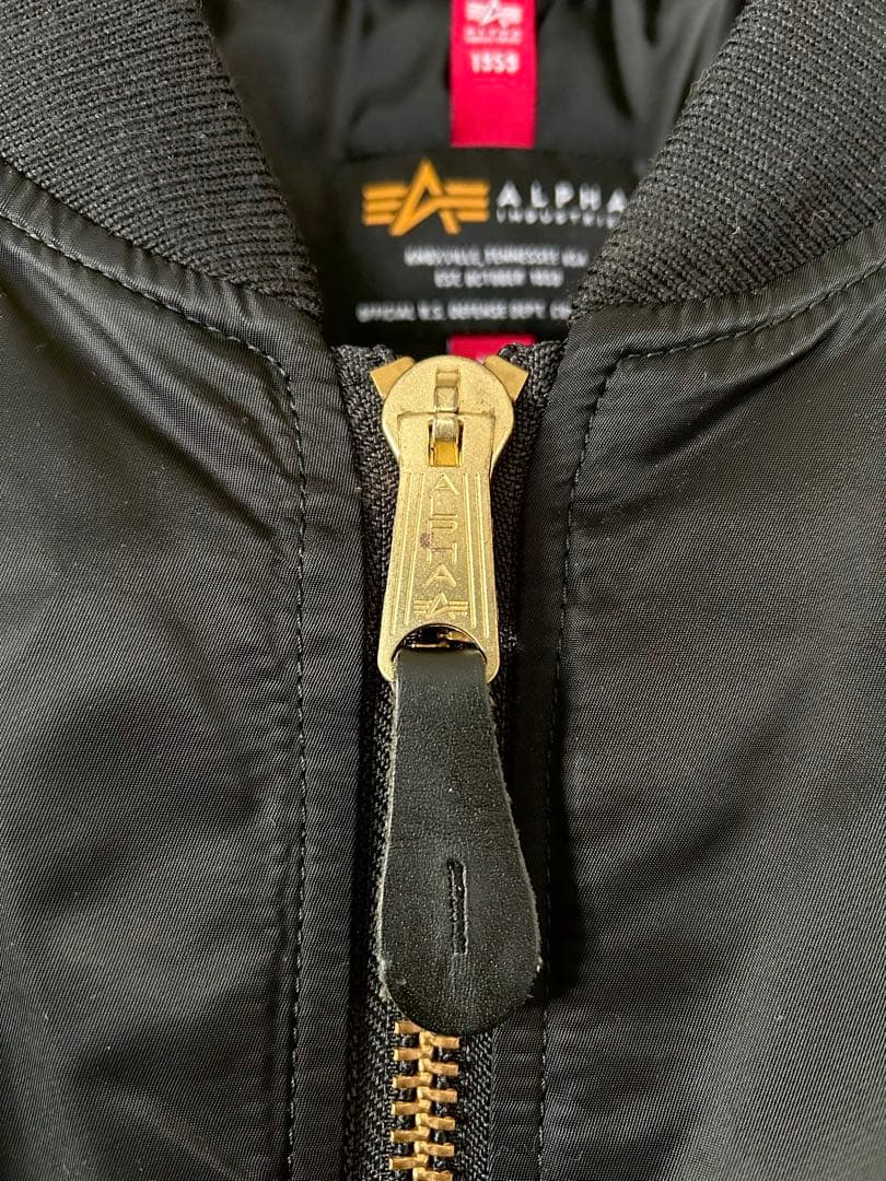 ALPHA INDUSTRIES MA-1ジャケット XLブラック
