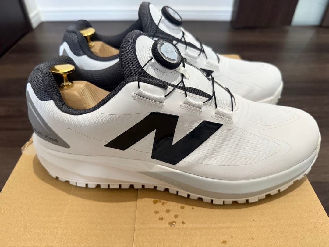 New Balance ゴルフシューズ BOAシステム ホワイト