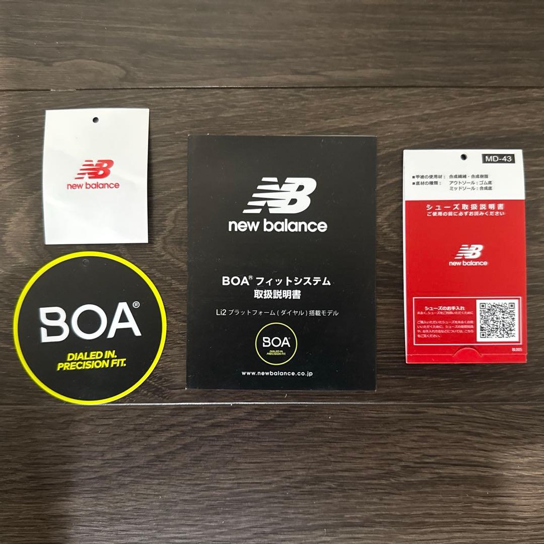 New Balance ゴルフシューズ BOAシステム ホワイト