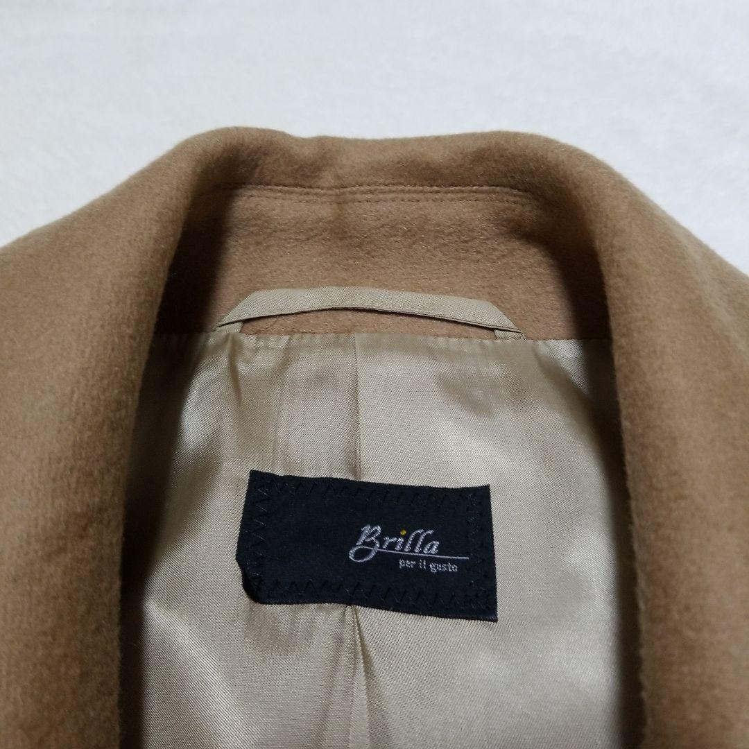 Brilla per il gusto　ピーコート　ウールコート　カシミア混　L