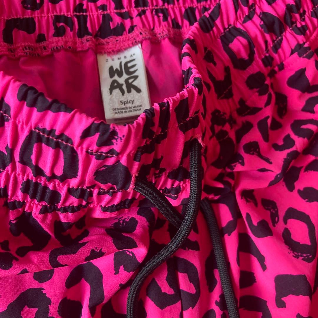 ZUMBA 正規品 大人気完売品 定価¥14,520 豹柄 ロングカーゴパンツ