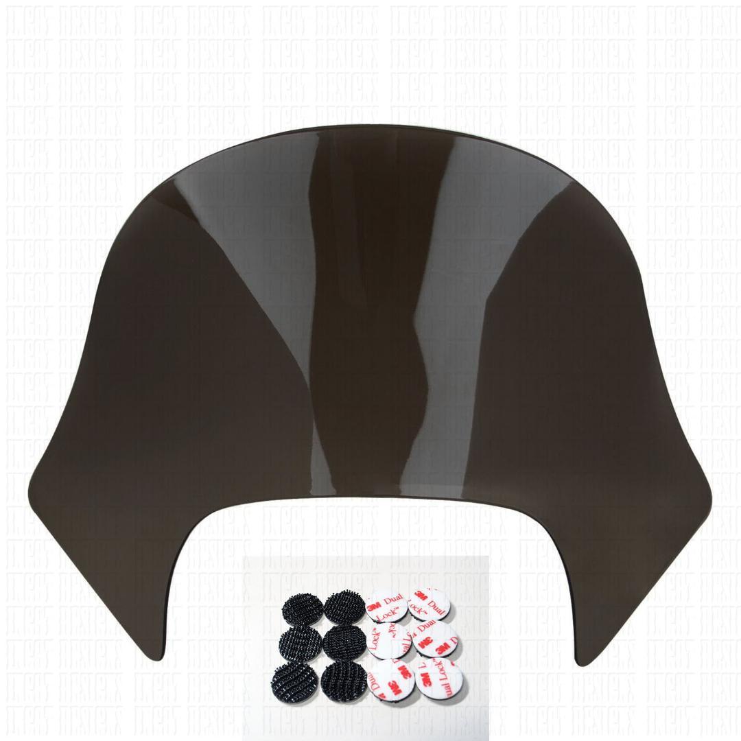 ハーレー クォーターフェアリング用 リップスクリーン スモーク ラミナータイプ