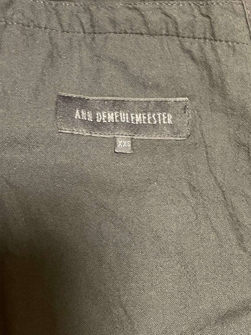 ANN DEMEULEMEESTER ジャケット XXS 黒 タグ欠損