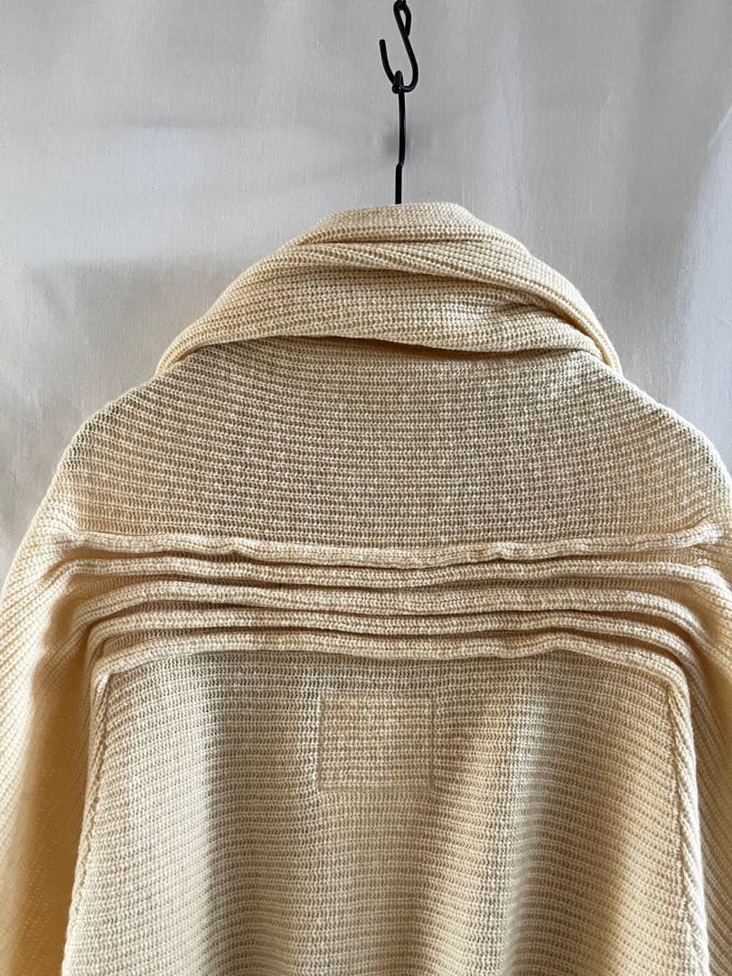 sacai サカイ ショールカラー ニットポンチョ カーディガン