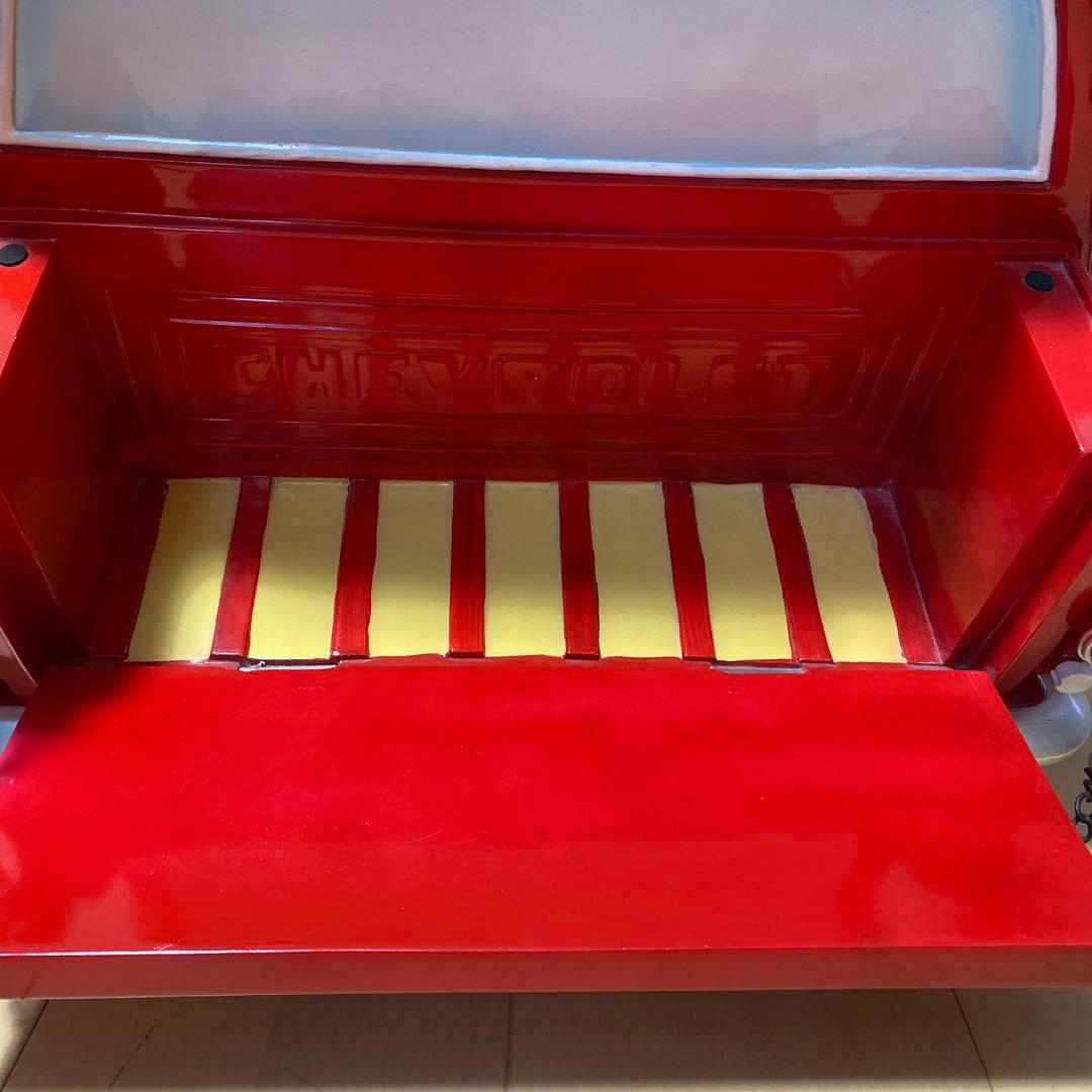 CHEVROLET カーシェルフ　ガラス棚付き　レトロ　インテリア　おしゃれ