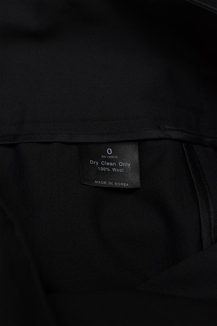 Q348/美品 THOMAS WYLDE サルエルパンツ ハイウエスト 0 黒